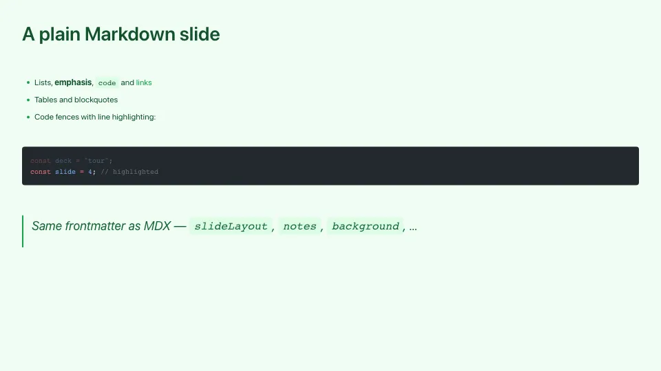 Slide in the forest theme